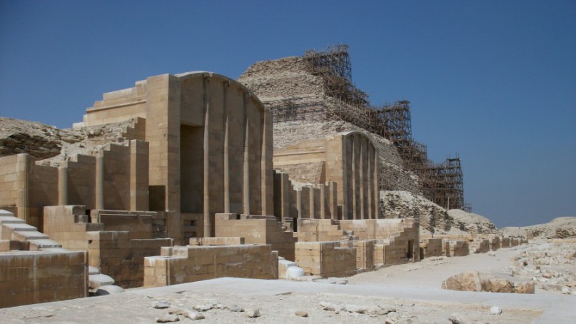 Foto Heb-Sed-Hof der Stufenpyramide
