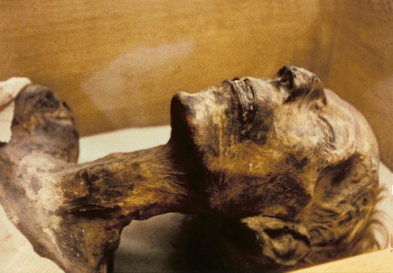 Foto der Mumie Ramses II.